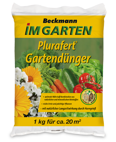 Beckmann Plurafert univerzális szerves-ásványi növénytáp kerti növényekhez 1 kg 